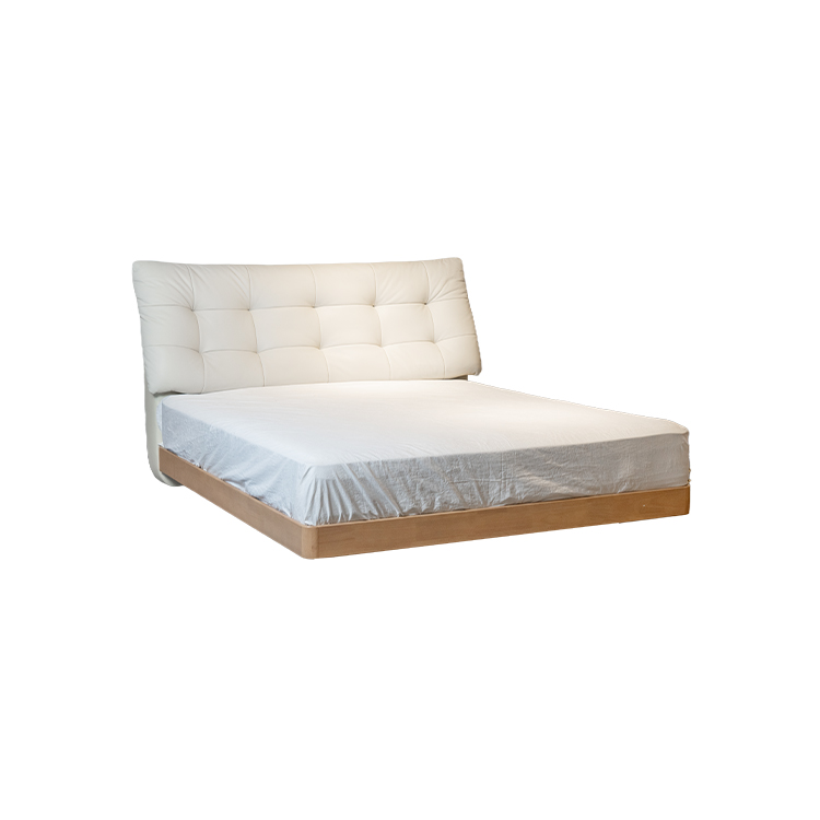 1.8米白色软包皮床